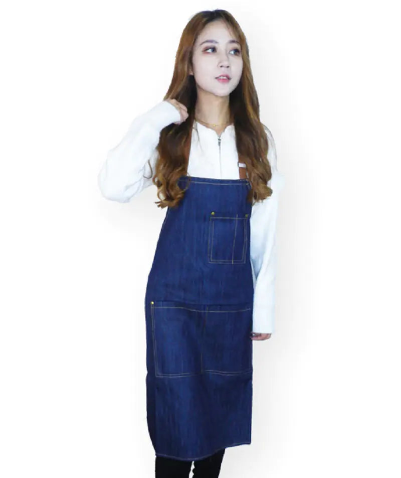 Denim Apron for Women - Kitchen and Household Use