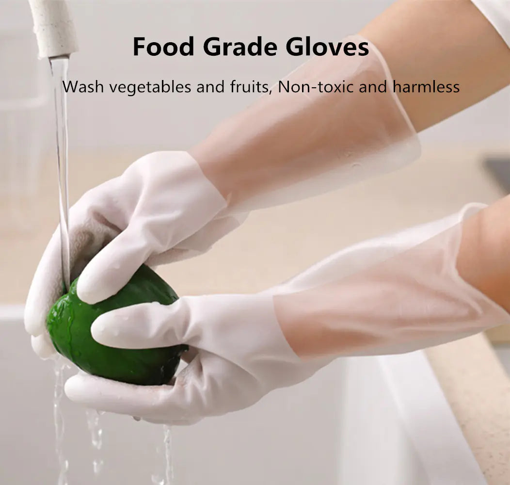 Rubber Kitchen Cleaning Gloves for Household Use