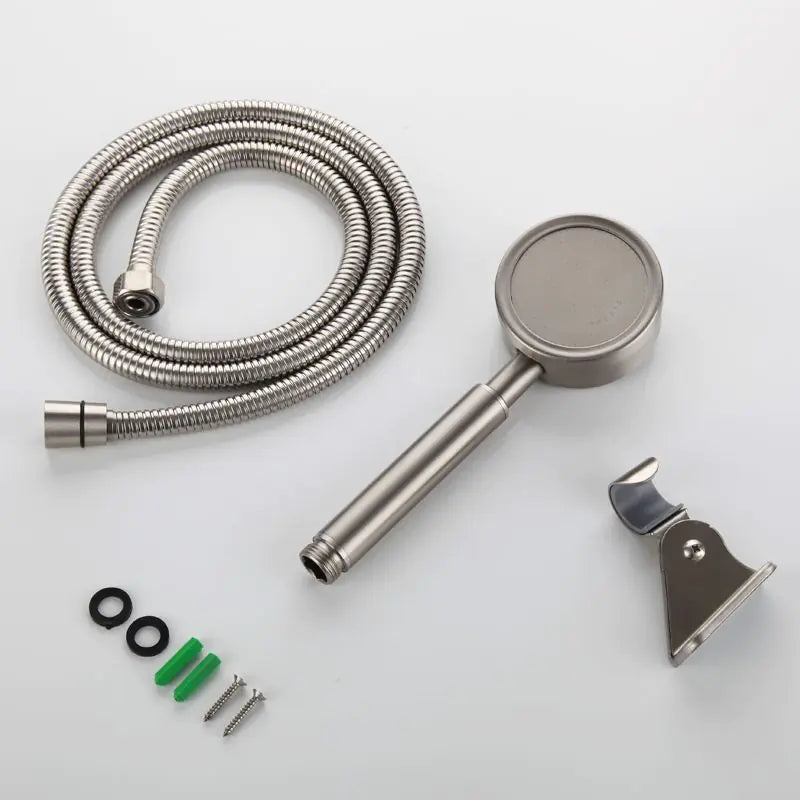 304 Stainless Steel Handheld Shower Head Set (3 Pieces)