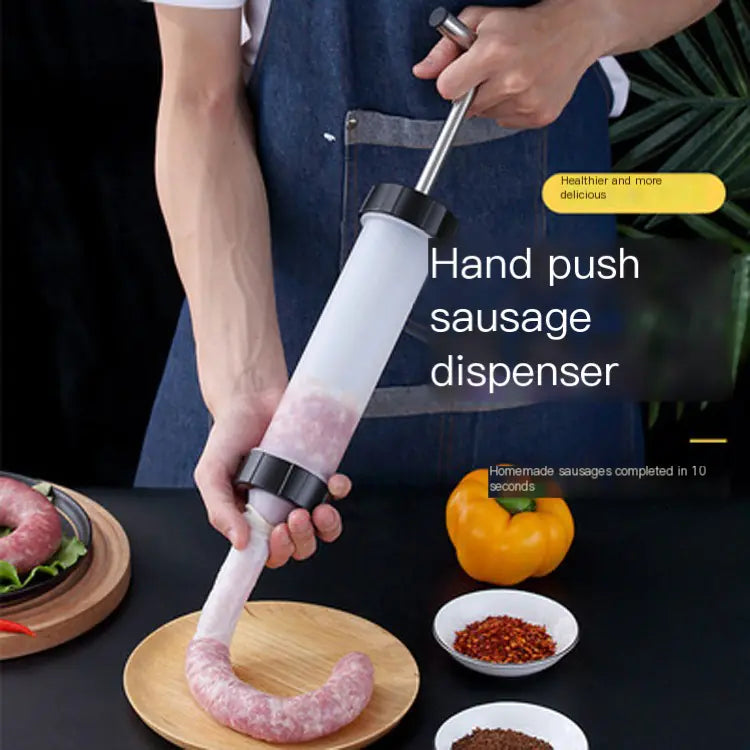 Manual Sausage Stuffer for Home Use and Crafting