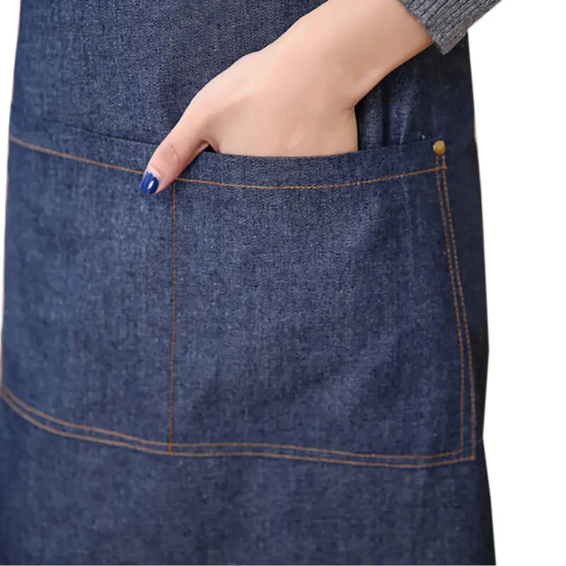 Denim Apron for Women - Kitchen and Household Use