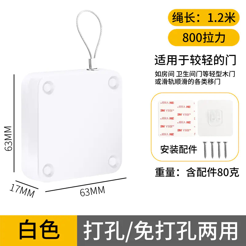 No-Drill Automatic Door Closer for Sliding Doors