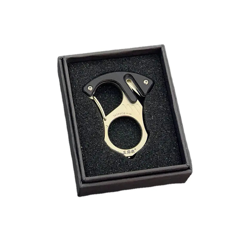 SK046 Titanium Alloy Car Keychain with Tungsten Tools