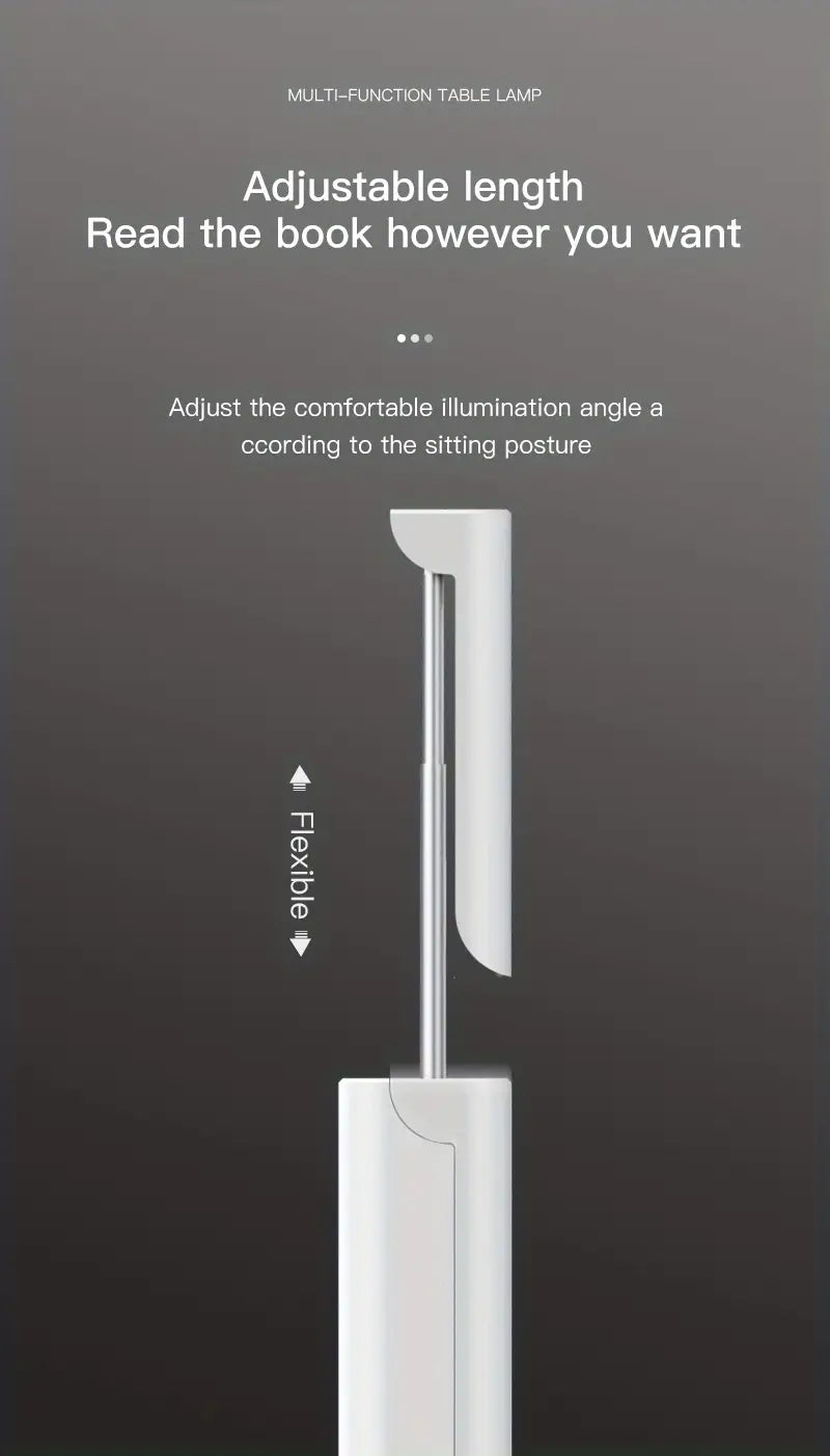 Multifunctional LED Reading Desk Lamp with Power Bank