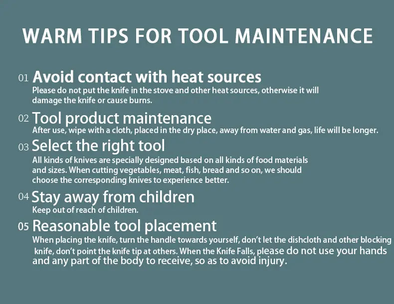 3pcs Black Blade Kitchen Knife Set for Cooking