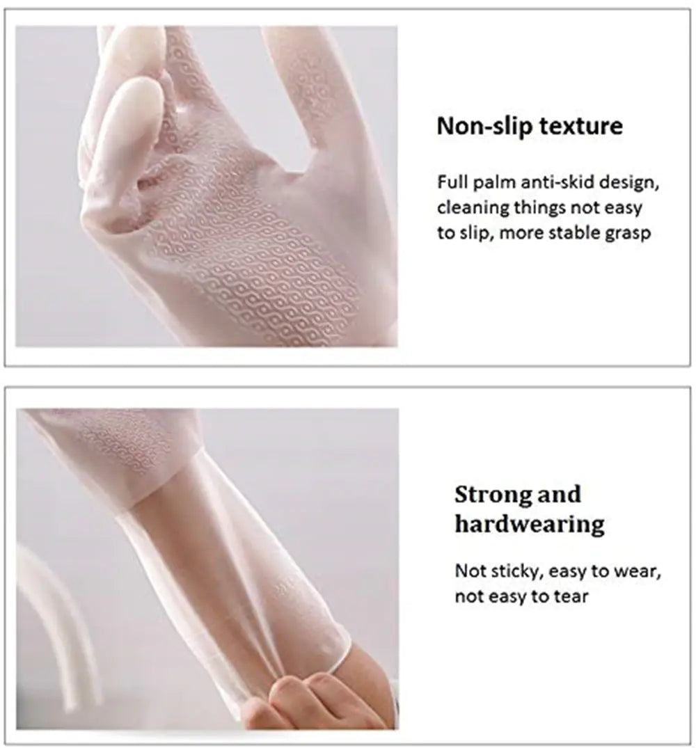 Rubber Kitchen Cleaning Gloves for Household Use