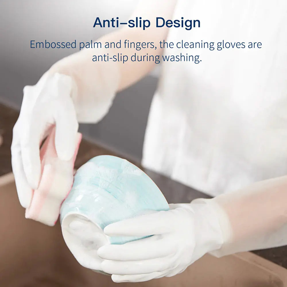 Rubber Kitchen Cleaning Gloves for Household Use