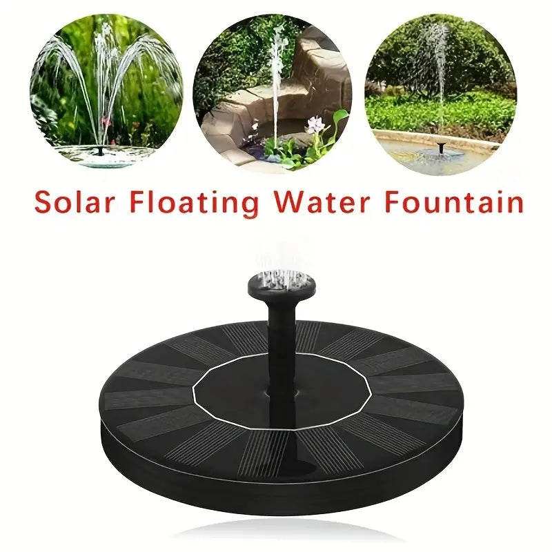 1W Solar Bird Bath Fountain Pump for Garden & Pond