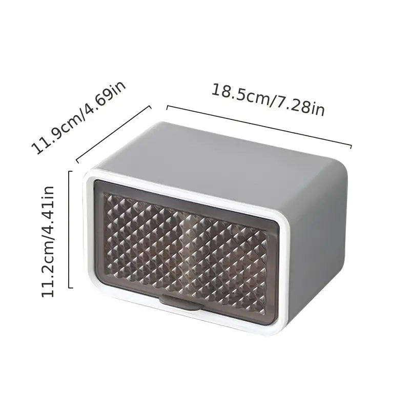 Wall-Mounted Spice Storage Box for Kitchen Organization