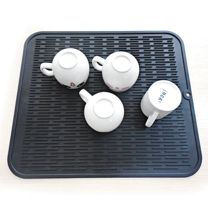 Silicone Drain Mat for Kitchen Use and Heat Resistance