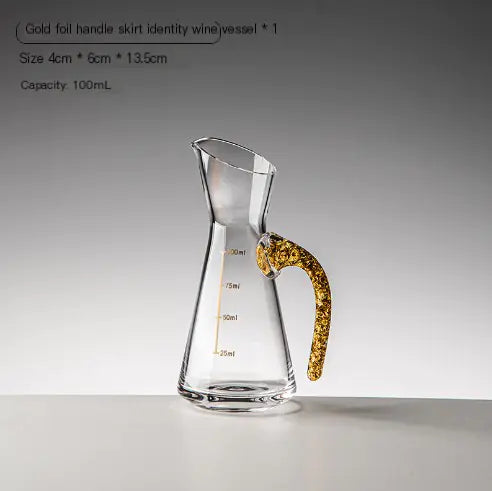 Gold Crystal Cup / Wine Decanter (One)