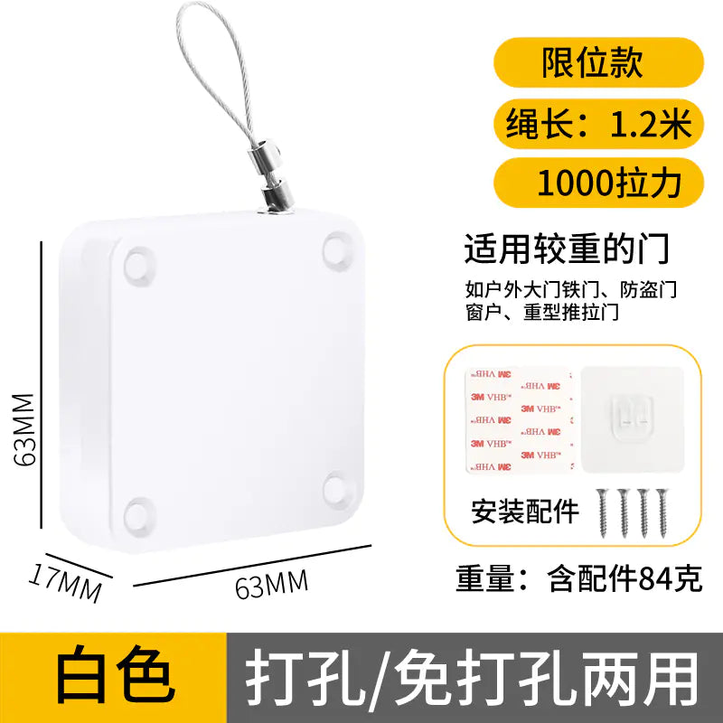 No-Drill Automatic Door Closer for Sliding Doors