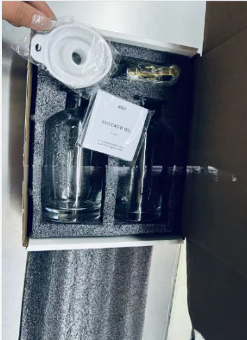 350ml Glass Oil Dispenser for Kitchen Use