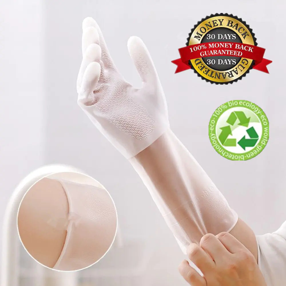 Rubber Kitchen Cleaning Gloves for Household Use
