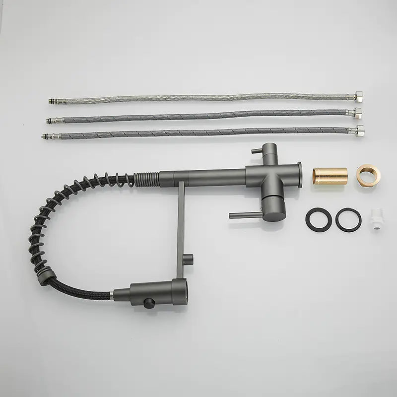 3-in-1 Faucet for Hot and Cold Water Kitchen Sink