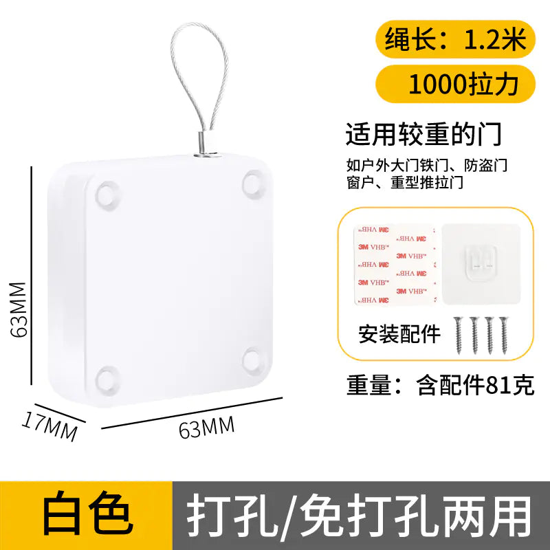 No-Drill Automatic Door Closer for Sliding Doors