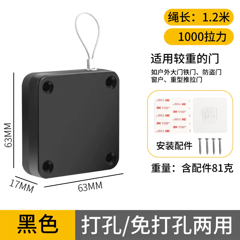No-Drill Automatic Door Closer for Sliding Doors