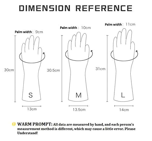 Rubber Kitchen Cleaning Gloves for Household Use