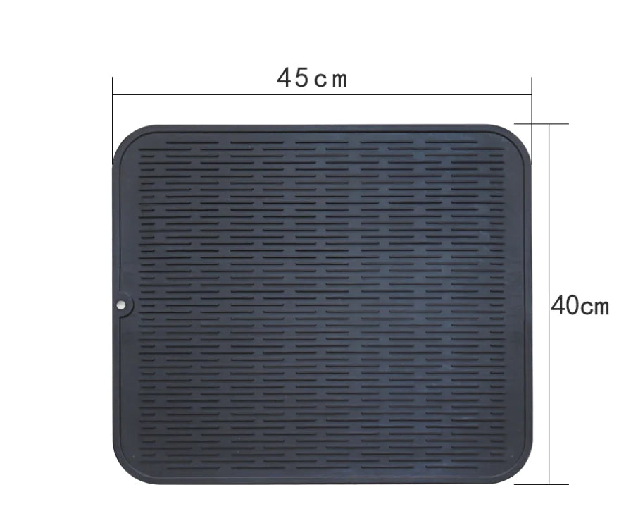 Silicone Drain Mat for Kitchen Use and Heat Resistance