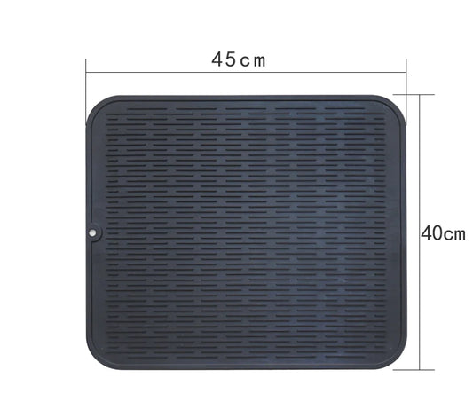 Silicone Drain Mat for Kitchen Use and Heat Resistance