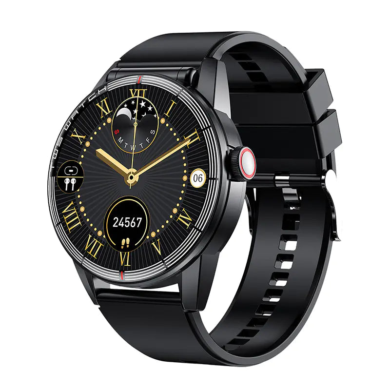R6 V22 TWS Smartwatch with Heart Rate & Blood Oxygen