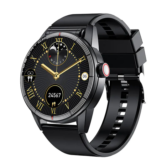 R6 V22 TWS Smartwatch with Heart Rate & Blood Oxygen