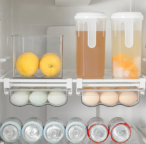 Egg Storage Organizer for Refrigerator and Kitchen Use
