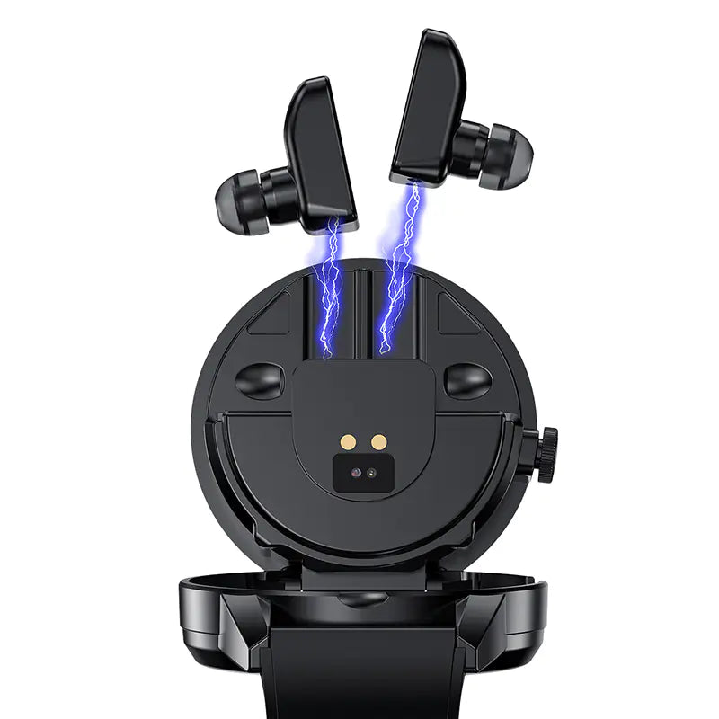 R6 V22 TWS Smartwatch with Heart Rate & Blood Oxygen