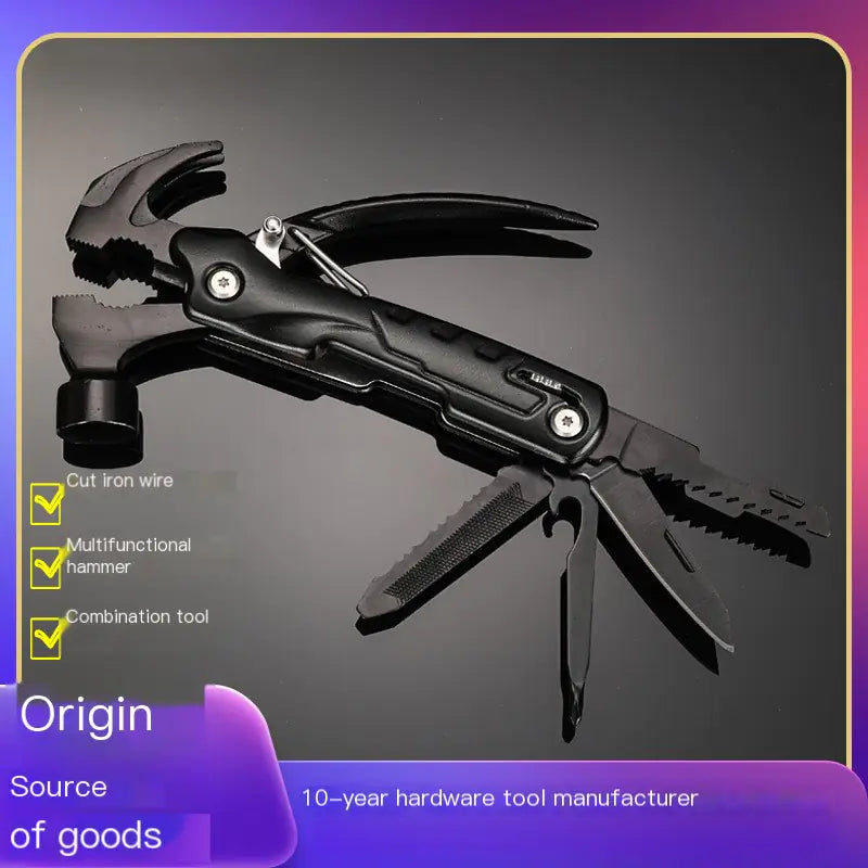 High Carbon Steel Camping Hammer Multi-Function Tool