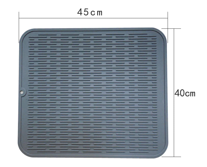 Silicone Drain Mat for Kitchen Use and Heat Resistance