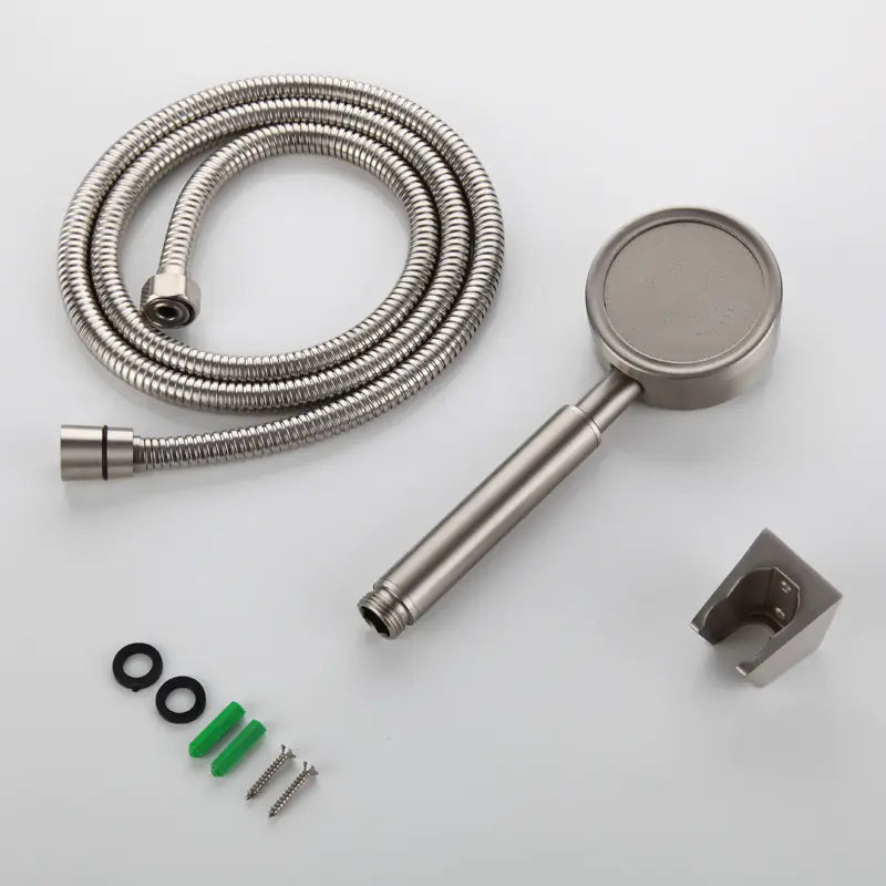 304 Stainless Steel Handheld Shower Head Set (3 Pieces)
