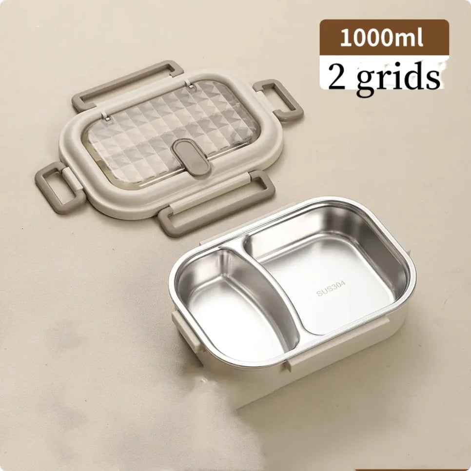 304 Stainless Steel Microwaveable Bento Box