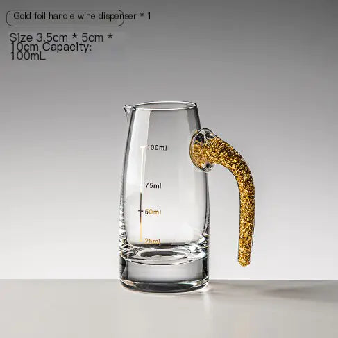 Gold Crystal Cup / Wine Decanter (One)